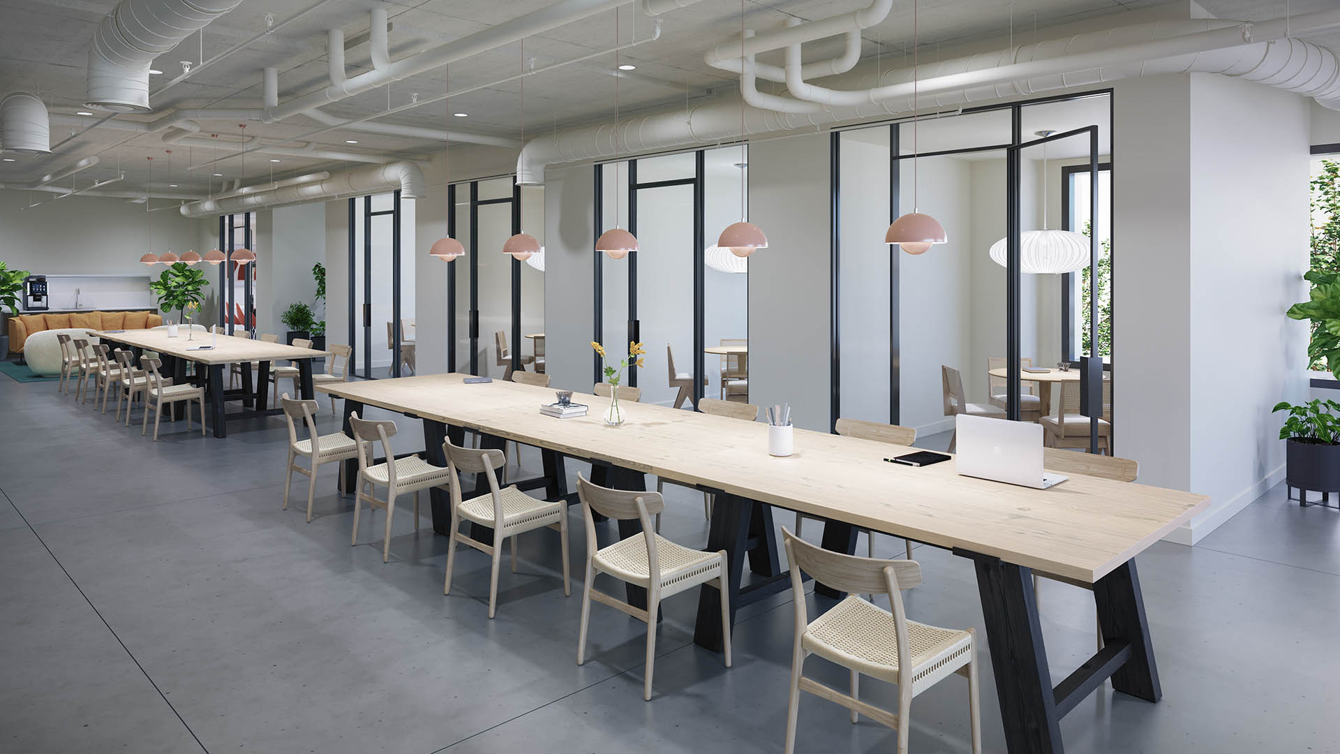 Coworking Space Rendering